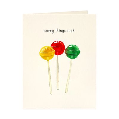 Lollipops Sympathy Card