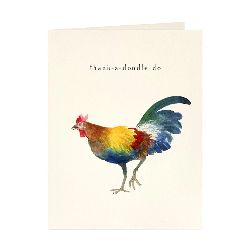 Italian Rooster Thank You Card