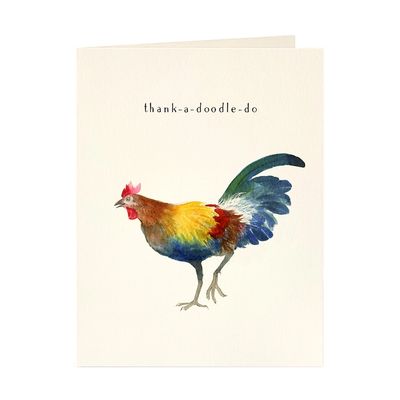 Italian Rooster Thank You Card