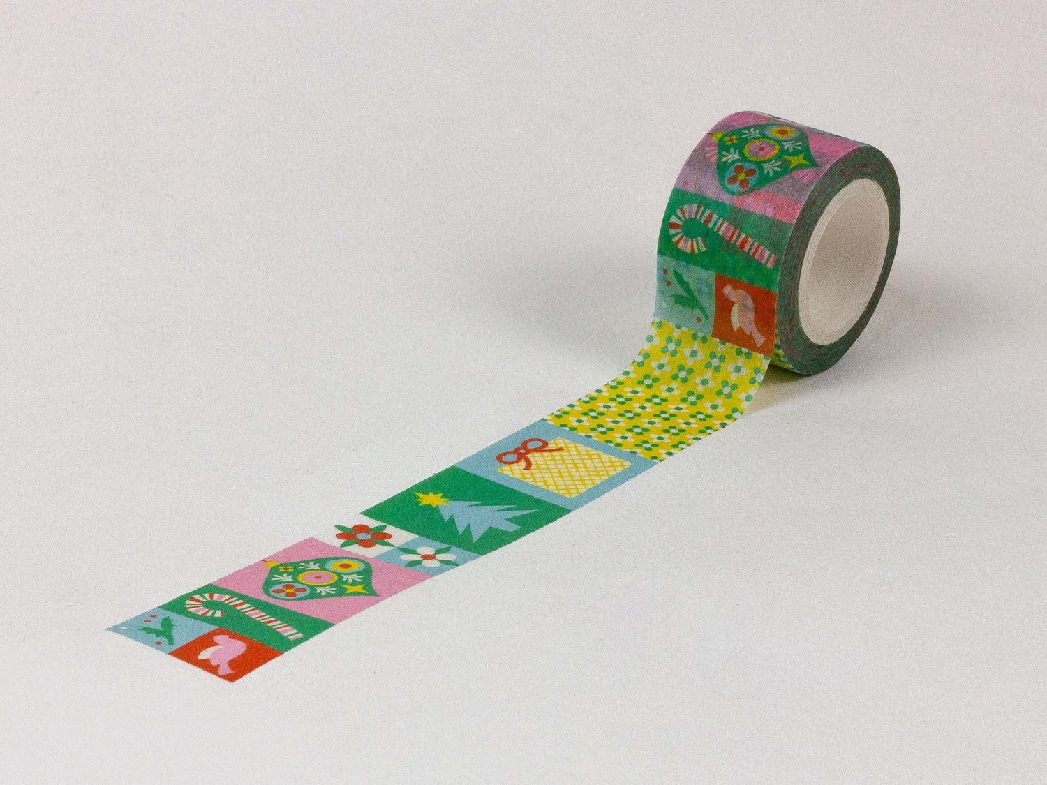 Holiday Block Washi Tape - 25mm