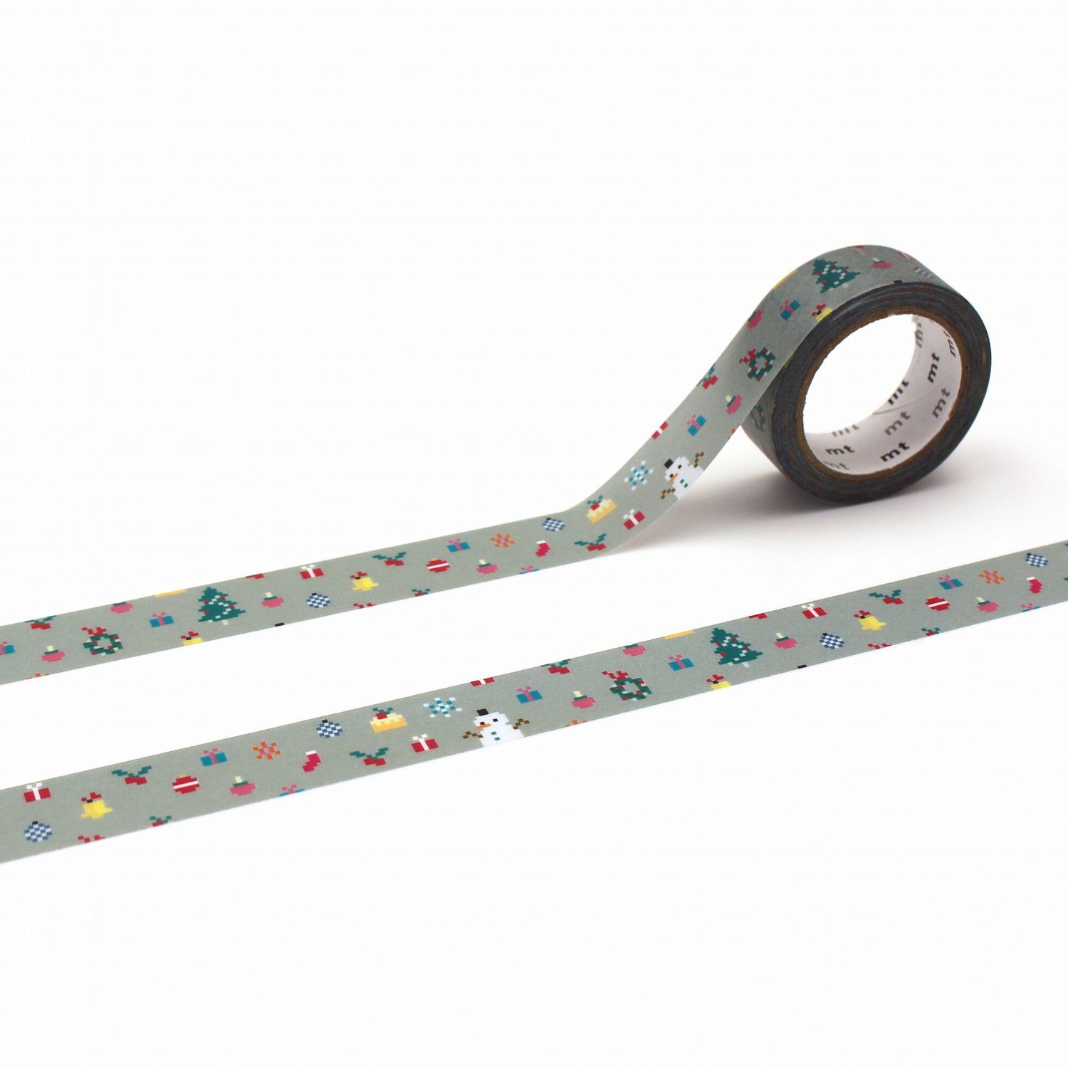 Pixel Christmas Washi Tape - 15mm