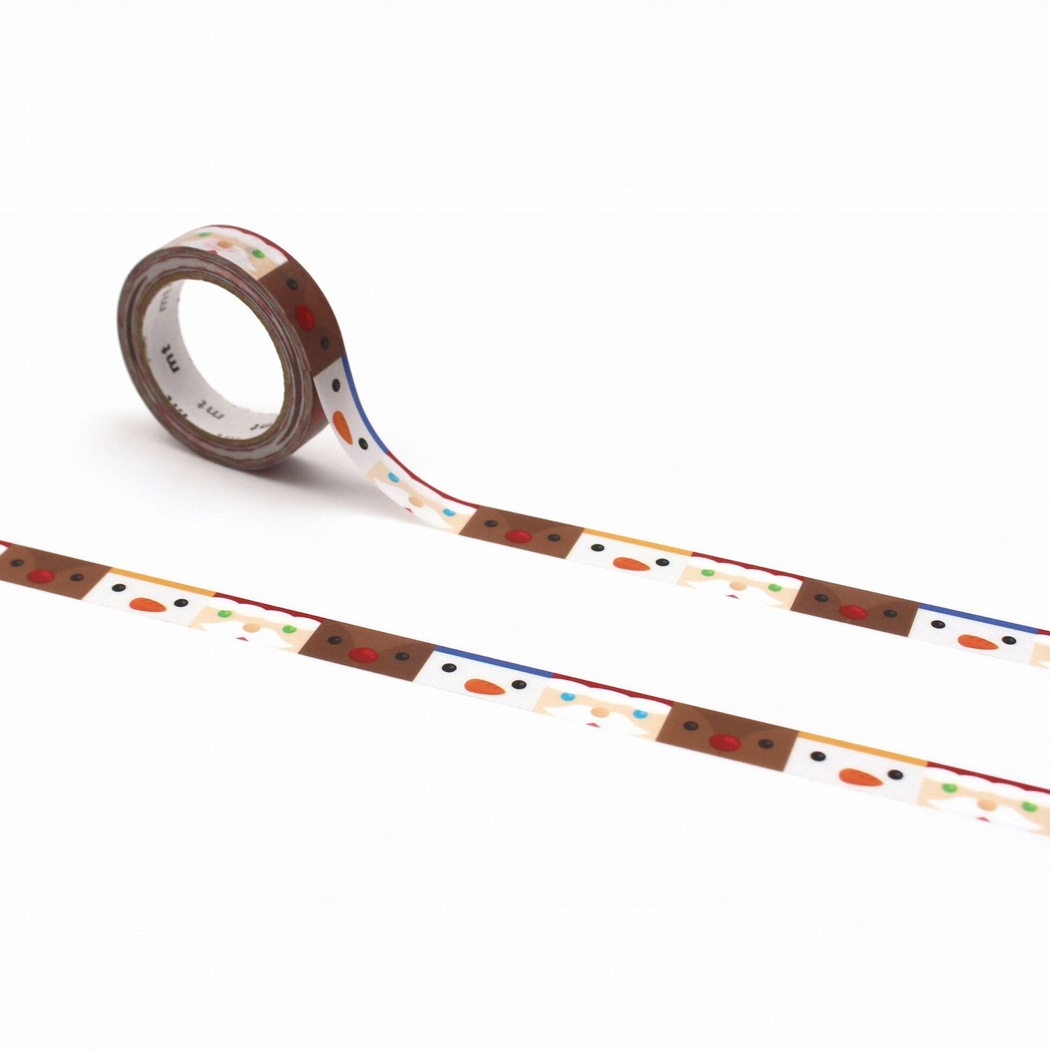 Holiday Faces Graphic Washi Tape - 10mm