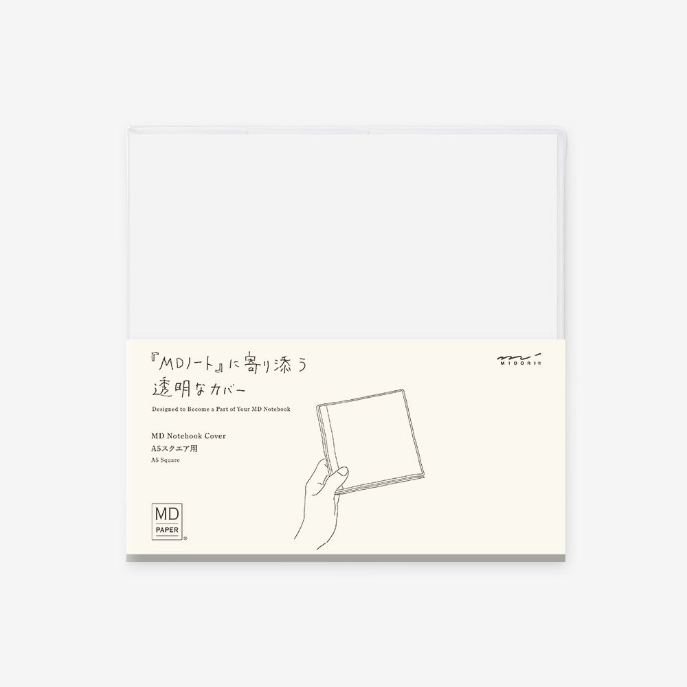 Midori MD Clear Notebook Cover A5 Square