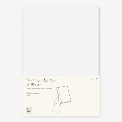 Midori MD  Clear Notebook Cover A5
