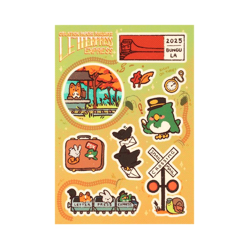 Oblation Papers Bungu LA Sticker Sheet