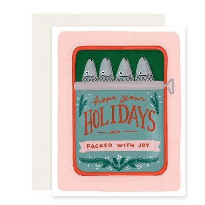 Tinned Fish Holiday Card