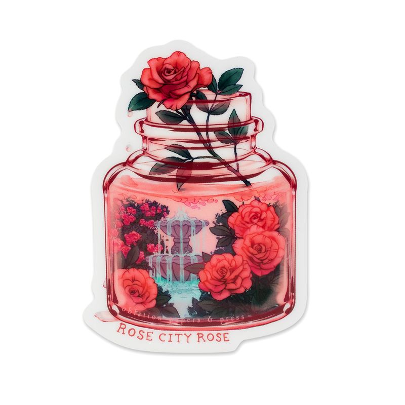 Oblation Rose City Rose Sticker