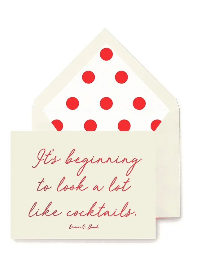 It&#39;s Beginning Holiday Folding Card
