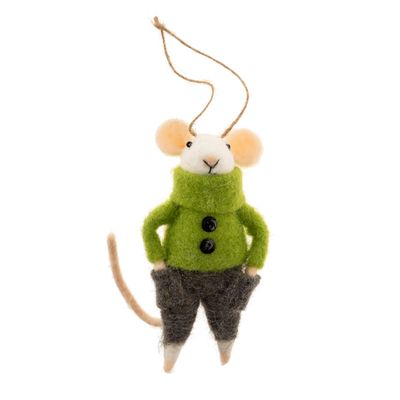 Comfortable Cooper Mouse Ornament