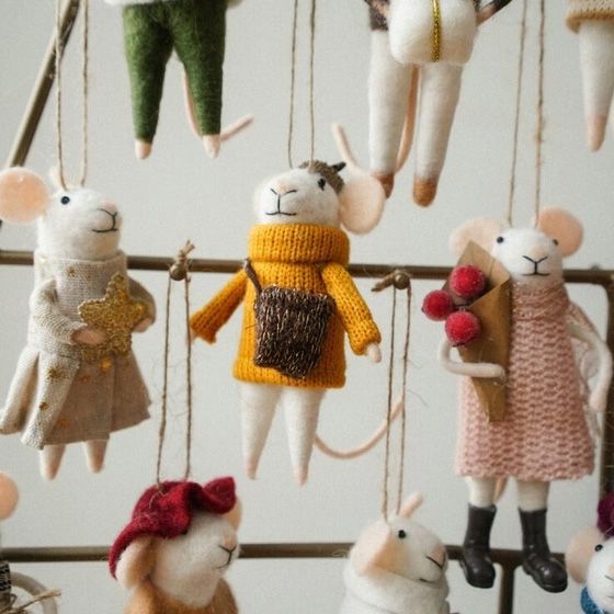 Frankie Mouse Ornament