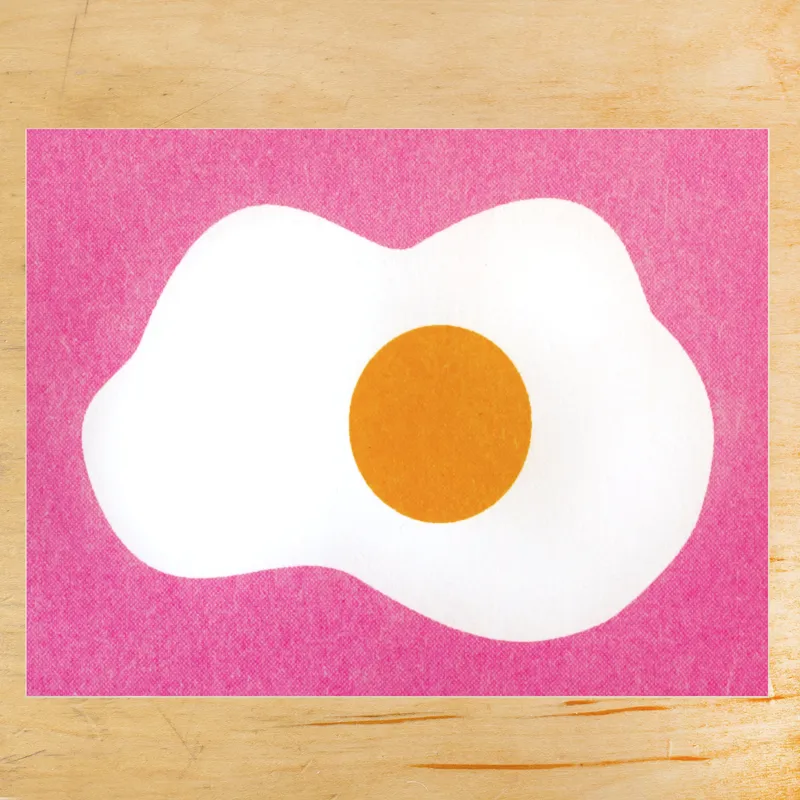Mini Fried Egg Enclosure Cards (Set of 6)