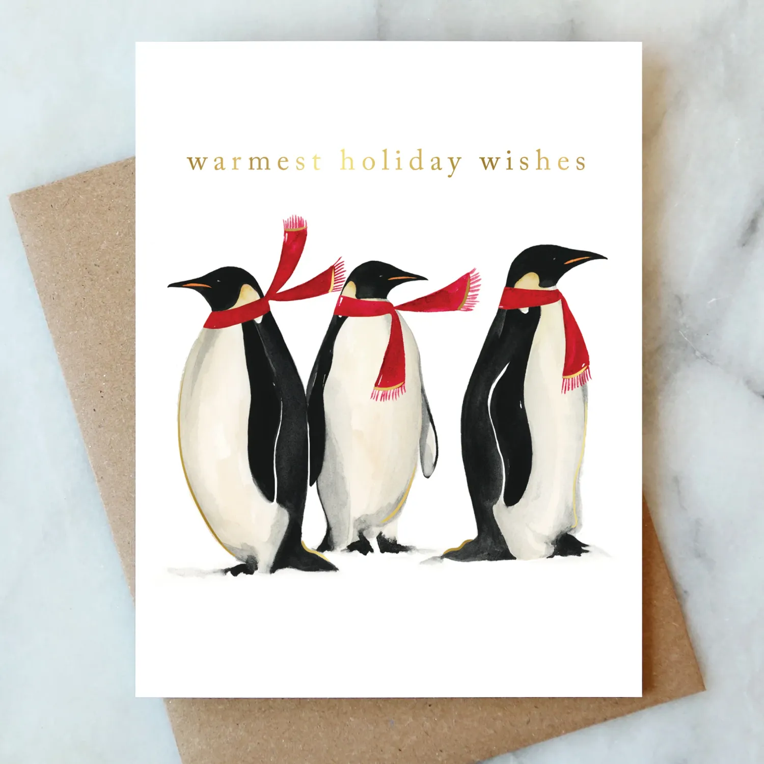 Penguin Holiday Card