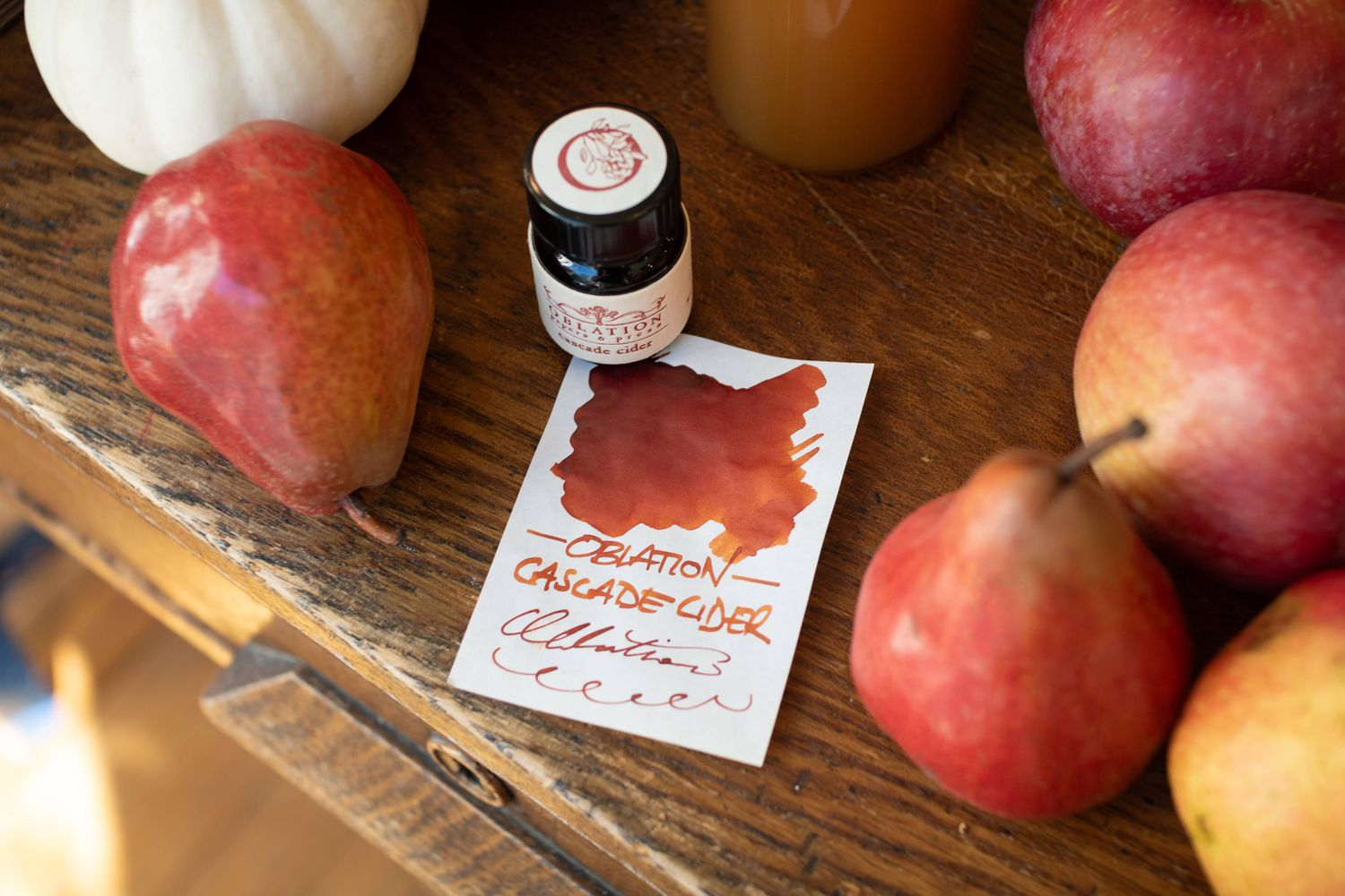 Oblation Papers Cascade Cider Fountain Pen Ink (15ml)