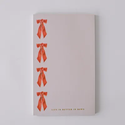 Life is Better in Bows Large Notepad
