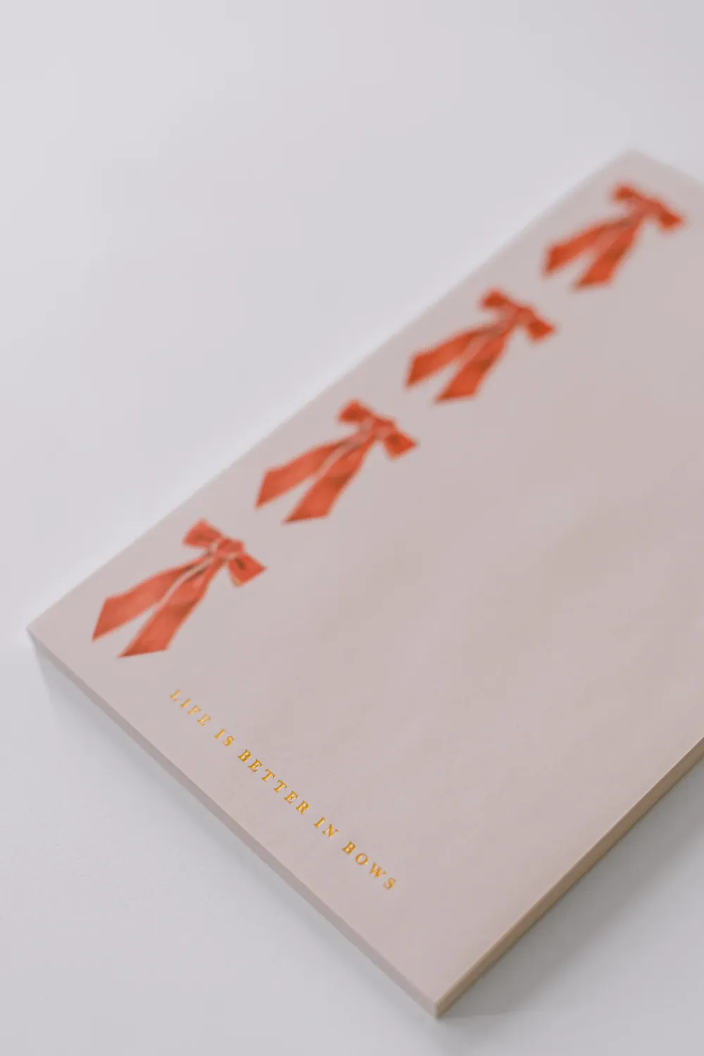 Life is Better in Bows Large Notepad