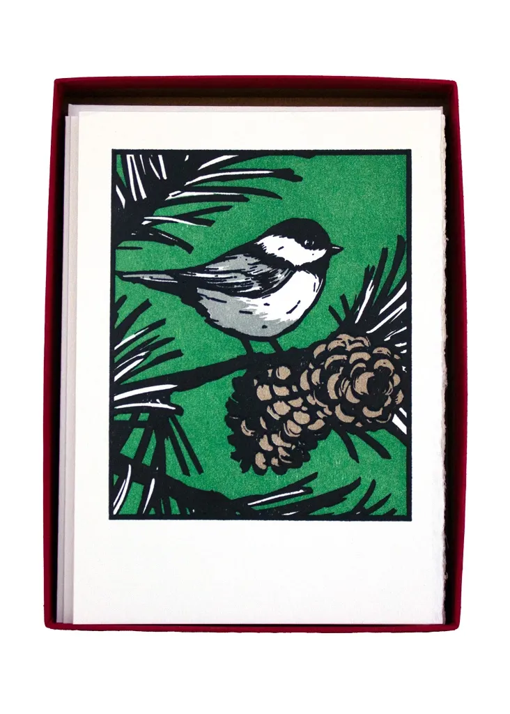 Black Capped Holiday Cards