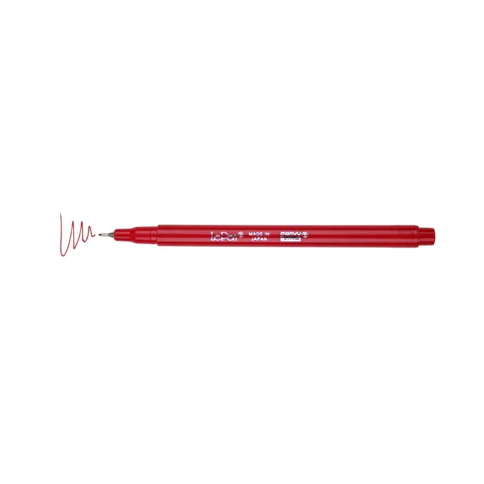 Le Pen Fine Line Marker - 2 Red