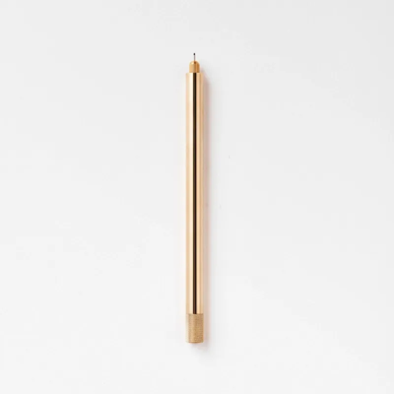Tom's Studio Lumos Pro Refillable Single Tip Pen - Brass