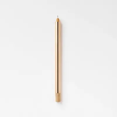Tom&#39;s Studio Lumos Pro Refillable Single Tip Pen - Brass