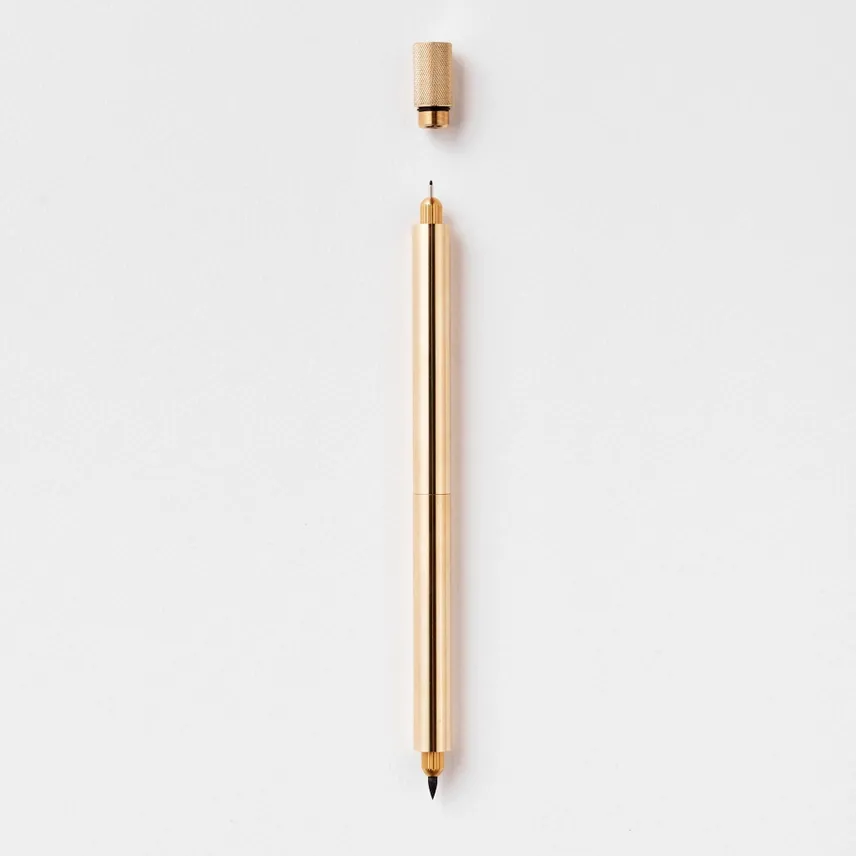 Tom&#39;s Studio Special Edition Lumos Pro Duo Refillable Multitip Pen - Brass