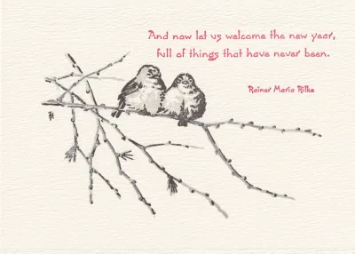 Juncos Folded Holiday Card