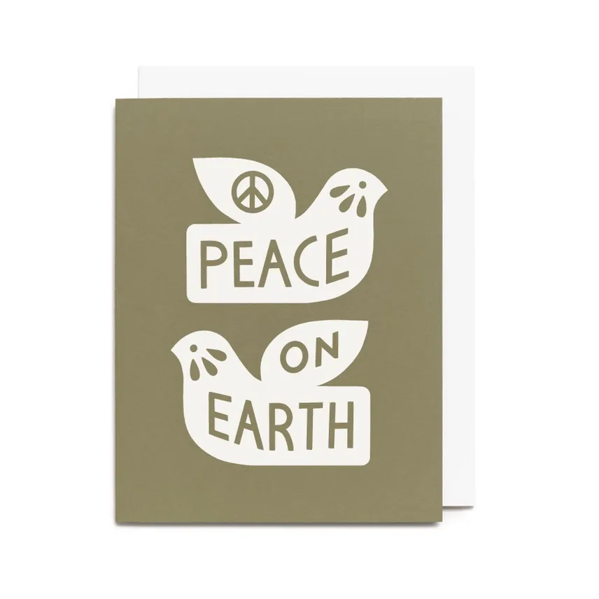 Peace On Earth Holiday Card