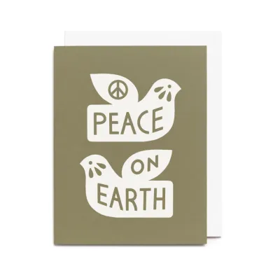 Peace On Earth Holiday Card