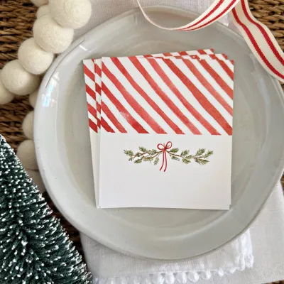 Christmas Bough Place Cards