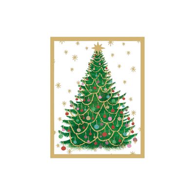 Merry and Bright Foil Enclosure Cards - Pack of 4