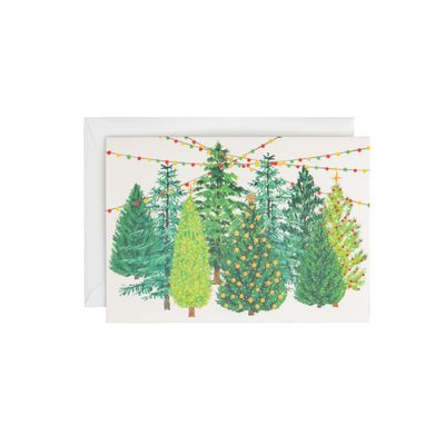 Lighted Christmas Trees Cards (box of 15)