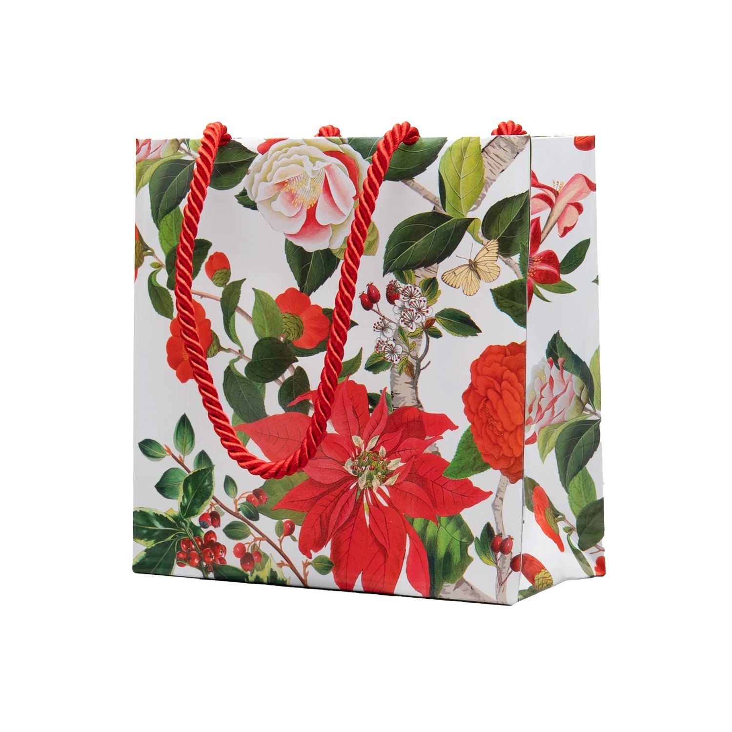 Christmas Chinoiserie Small Square Gift Bag