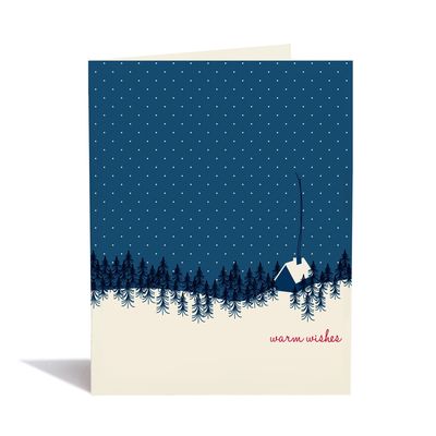 Cozy Cottage Holiday Card