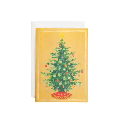 Shining Christmas Tree Cards (box of 15)