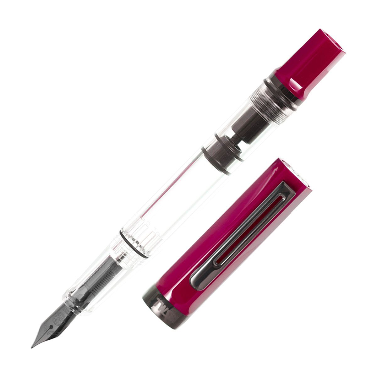 TWSBI Eco Plum with Onyx Fountain Pen