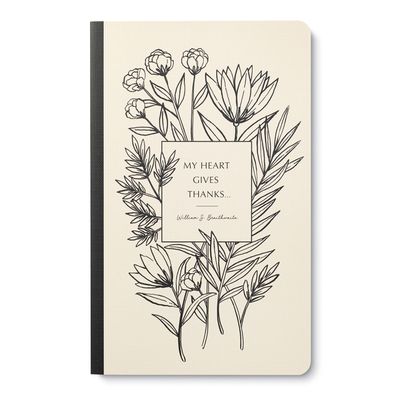 My Heart Gives Thanks Lined Notebook
