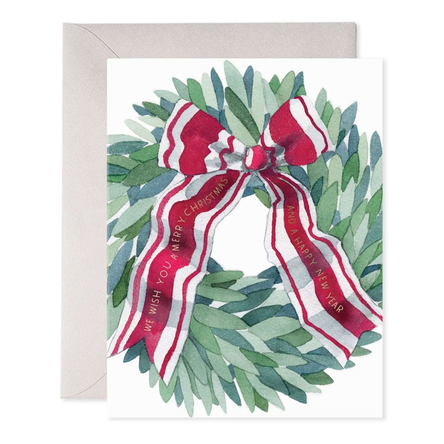 Laurel Wreath Holiday Cards (box of 6)