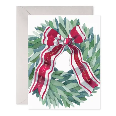 Laurel Wreath Holiday Cards (box of 6)