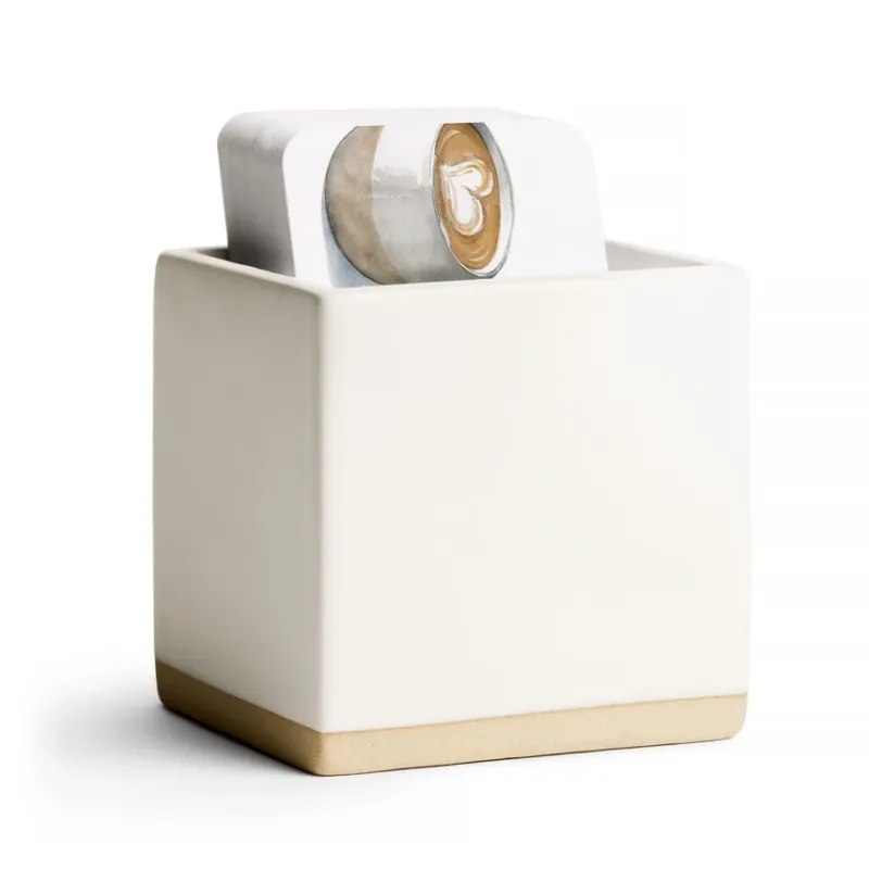 Ceramic Holder - White