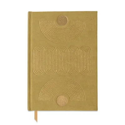 Radiant Suede Cloth Journal - Avocado