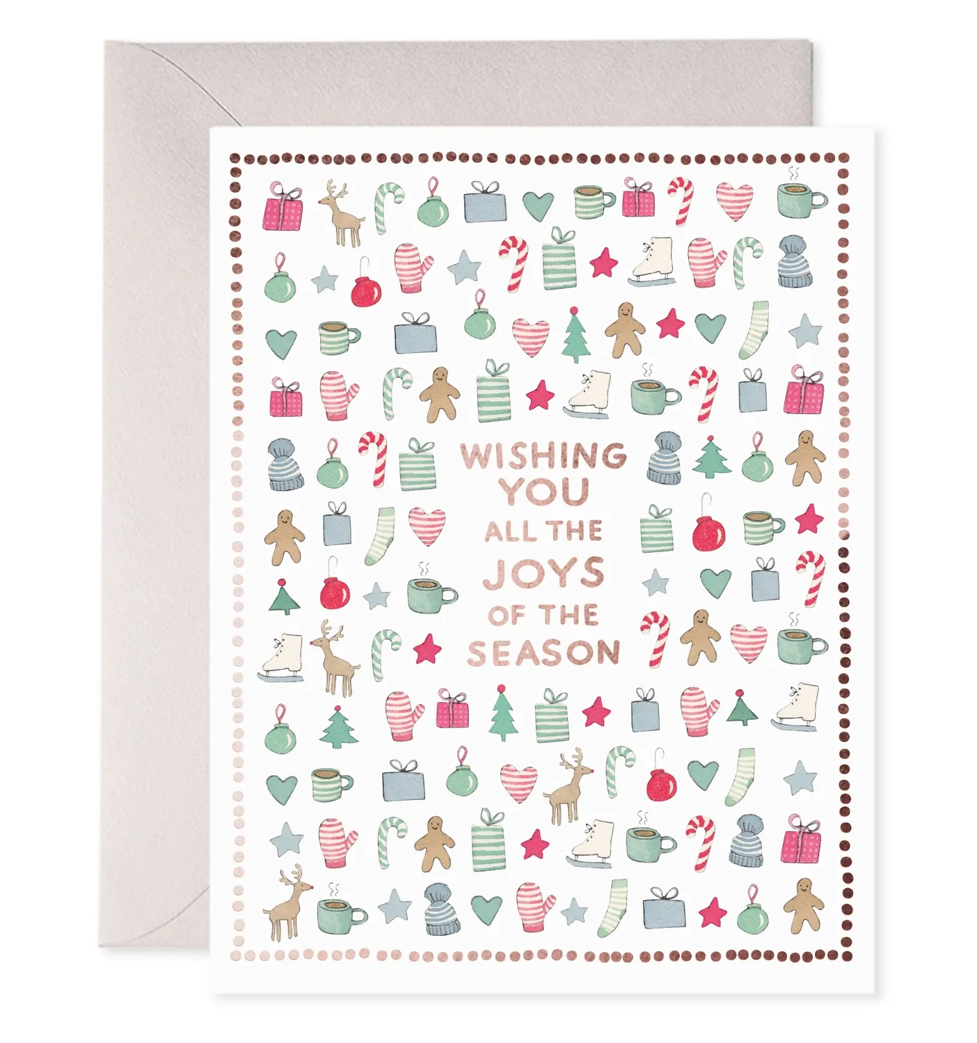 Merry Motif Holiday Greeting Cards (box of 6)