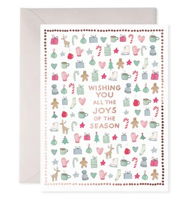 Merry Motif Holiday Greeting Cards (box of 6)
