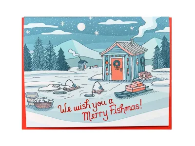 Merry Fishmas Holiday Card