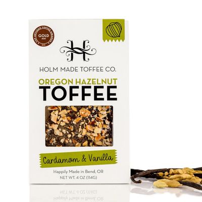 Holm Made Toffee Co. Oregon Hazelnut Toffee - Cardamom &amp; Vanilla