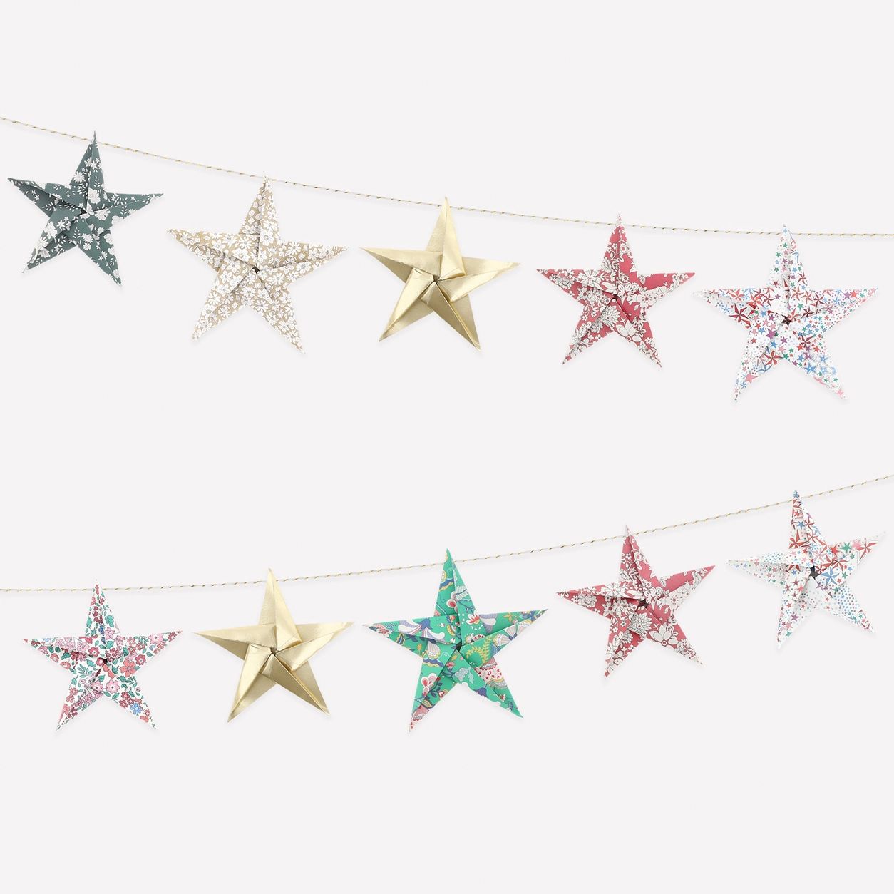 Meri Meri x Liberty Origami Star Garland
