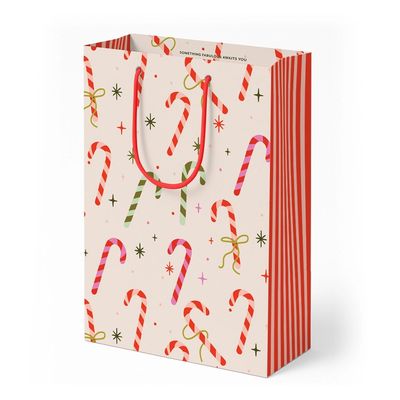 Candy Cane Gift Bag