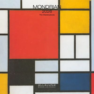 Mondrian Wall Calendar 2026