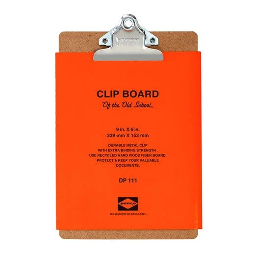 Old School Clipboard A5 Silver Clip