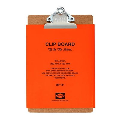 Old School Clipboard A5 Silver Clip