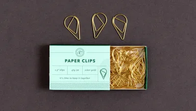 Keep It Together Paper Clips - Blue
