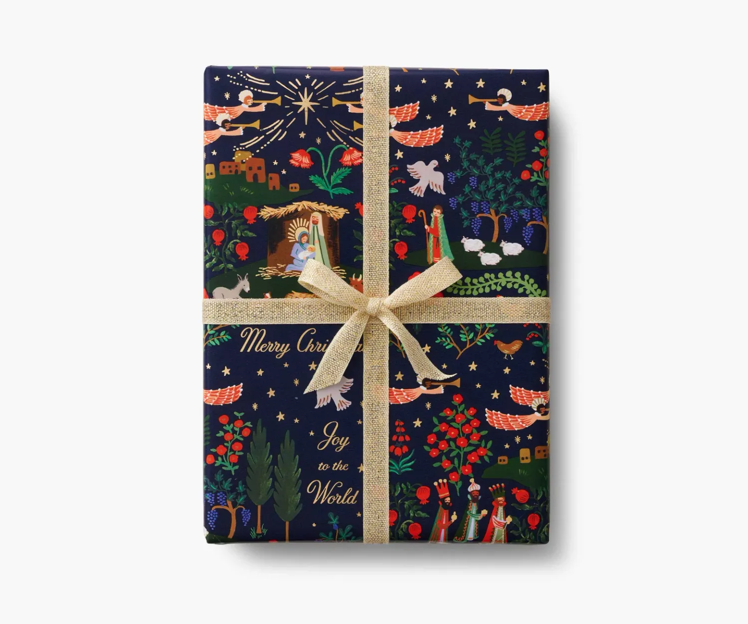 Rifle Nativity Scene Wrapping Paper Roll